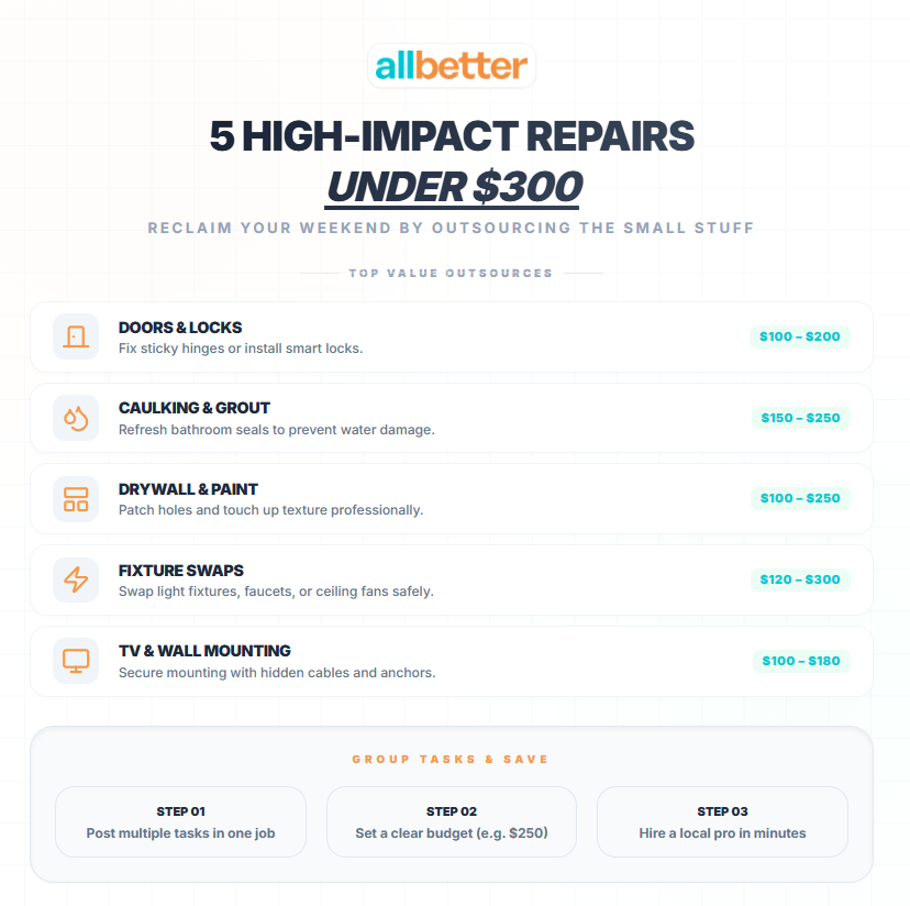 Home repairs under $300