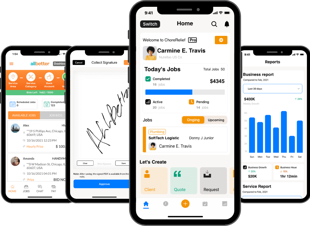 AllBetter JobPro app for professional plumbers — the 13th tool