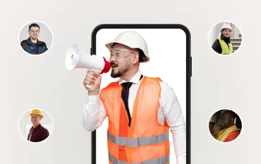 Share your AllBetter Field referral code with contractor friends