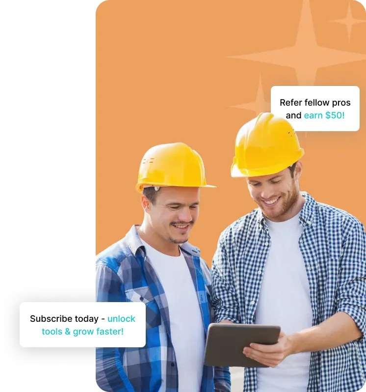 AllBetter Field referral program &mdash; earn $50 for every contractor you refer