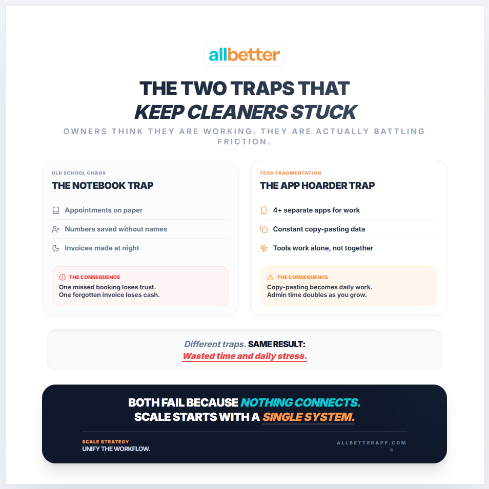 cleaning business automation