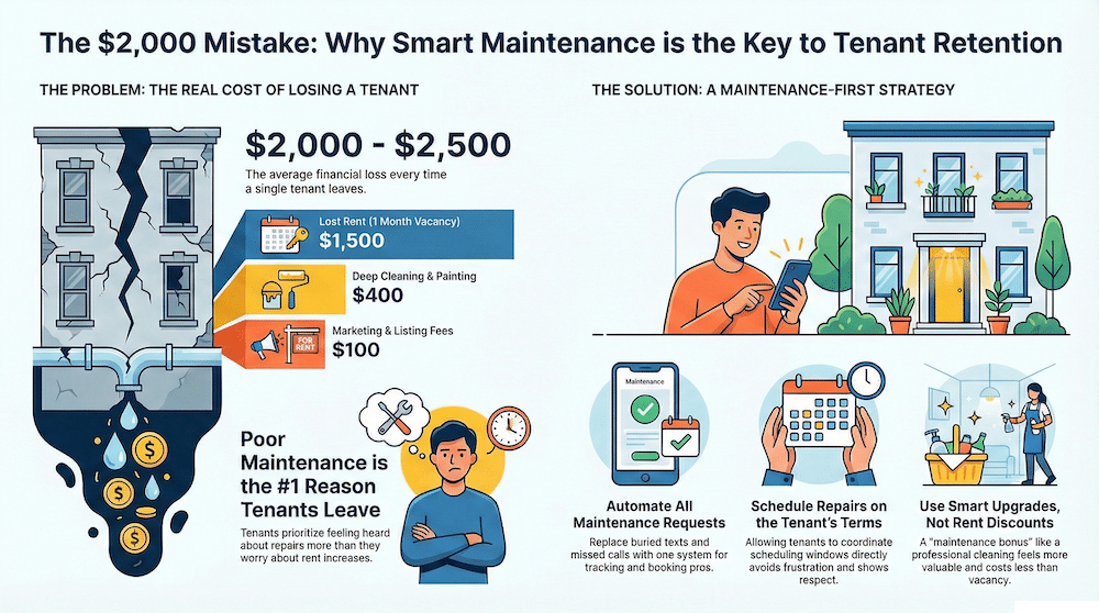 7 Landlord Tips to Retain Tenants (The Secret Is Maintenance)