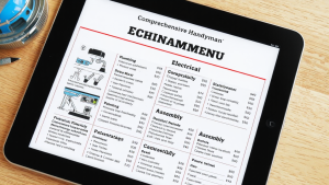 Handyman services list and price guide