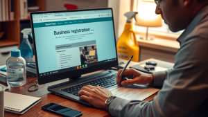 How to register a cleaning business