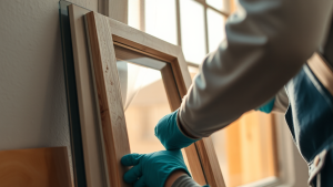 window repair vs replacement showing IGU glass unit and frame repair tools
