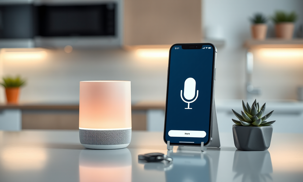 AI era in home services — smart speaker and assistant app booking a verified home repair