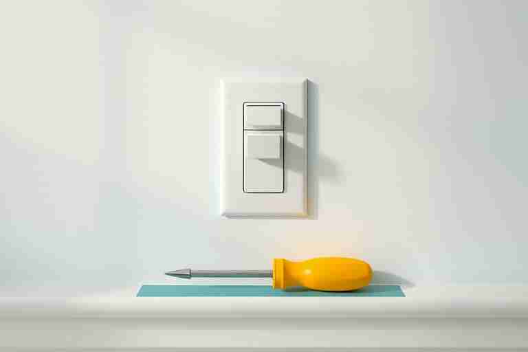 Modern light switch installation — verified electricians bid on AllBetter