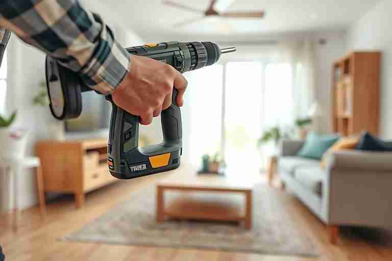 Handyman assembling furniture — the handyman app for any repair
