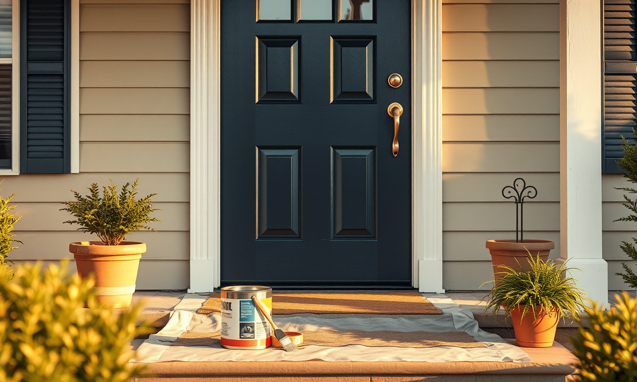 Best home renovations for resale ROI — refreshed front door and curb appeal before listing