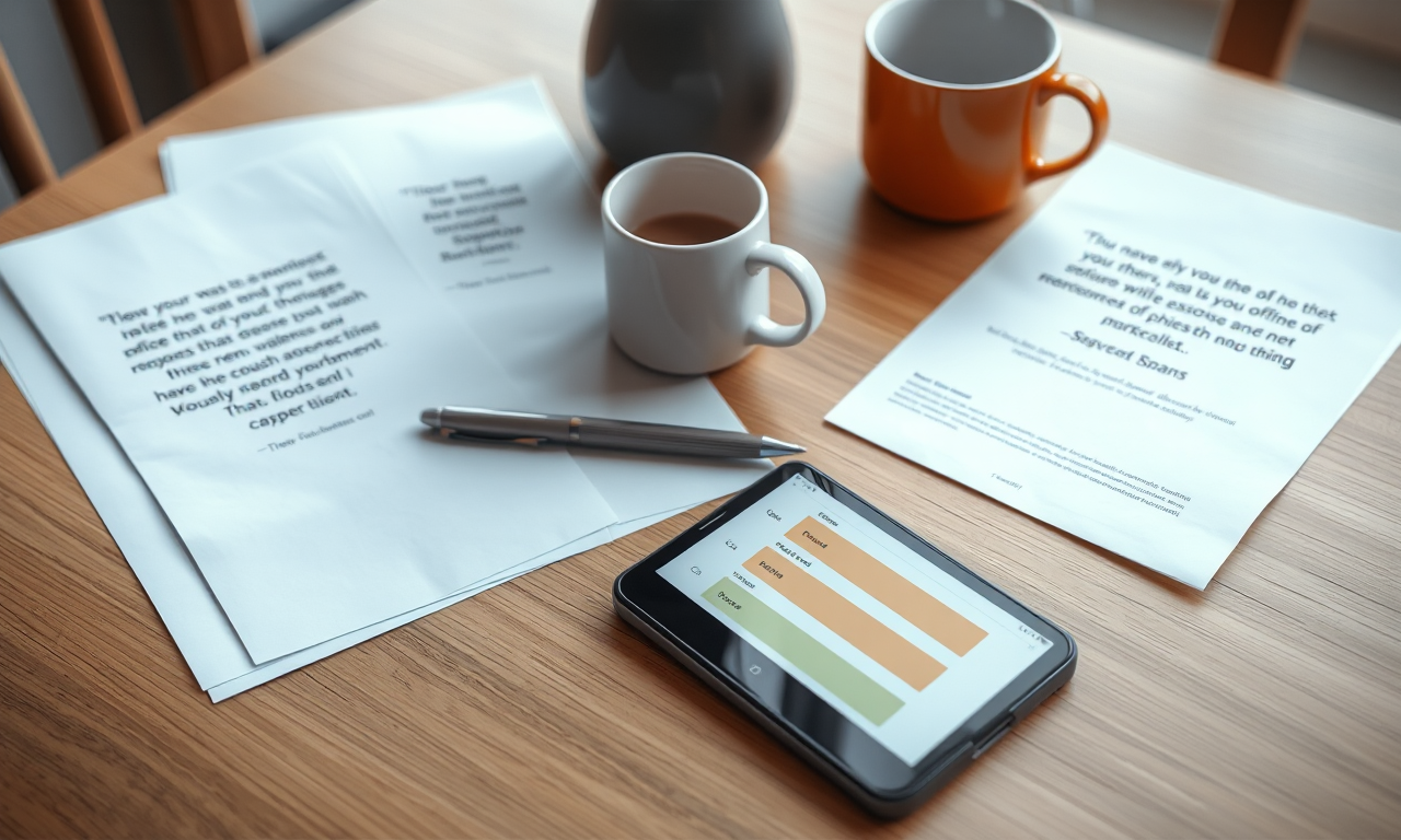 Choosing the right handyman — three quotes under a magnifying glass with a vetting checklist app