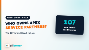Who owns Apex Service Partners — 107 local brands under one private equity owner