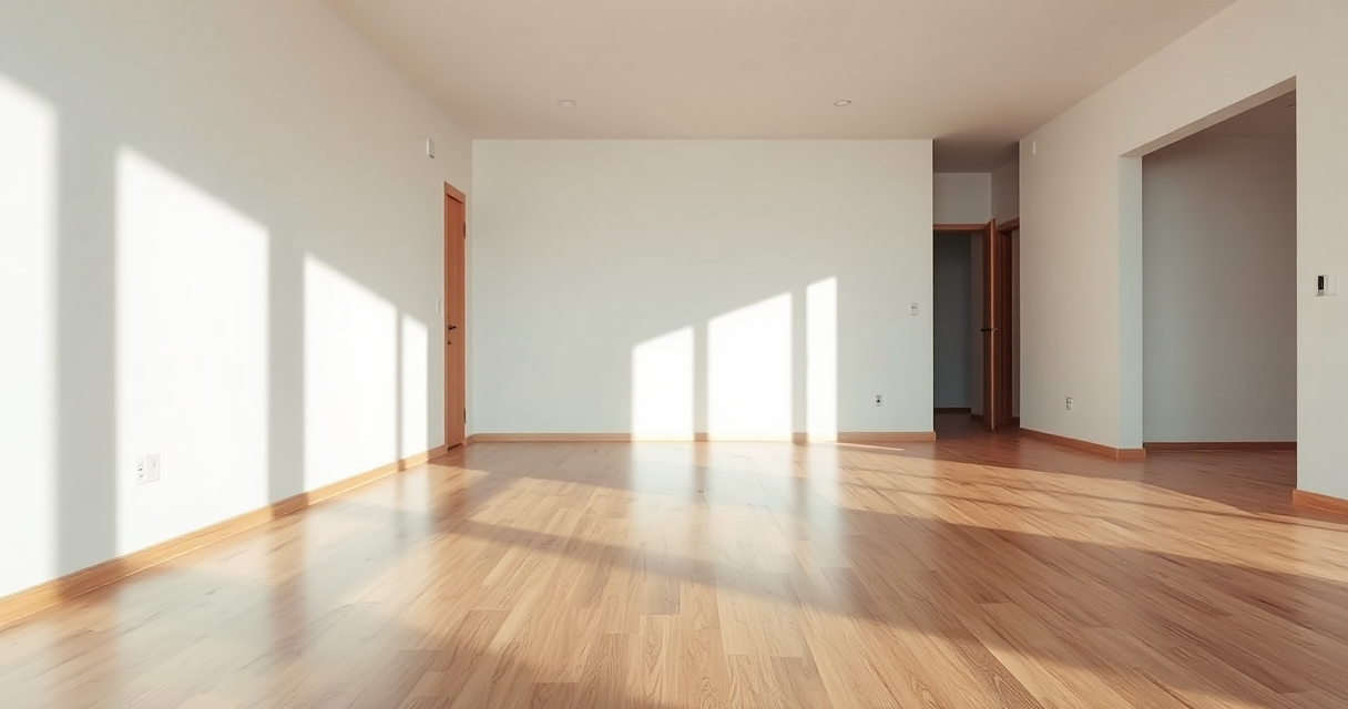 Clean new hardwood floor after remodel cleanup