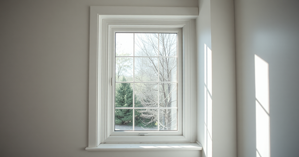 Clean new window free of paint splatter and dust